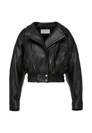 CLARA - Kožnata jakna - black
