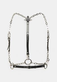 STUDS BELTS CHAIN HARNESS - Korsetti - black