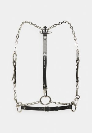 STUDS BELTS CHAIN HARNESS - Gürtel - black