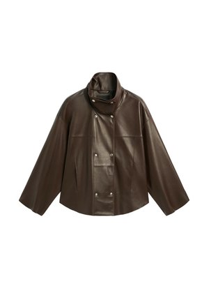 Massimo Dutti, - Kurtka skórzana