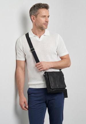 VENEZIA, CROSS BODY BAG - Umhängetasche - black