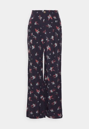 Vero Moda VMSIMPLY EASY WIDE PANT - Trousers - rose brown/mottled light pink - Zalando.co.uk