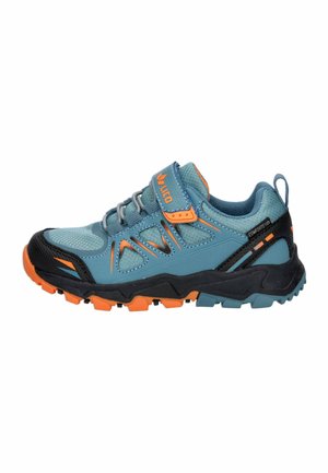 Hiking shoes - petrol schwarz orange