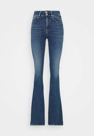 NEW LUZ PANTS - Jeans a zampa - medium blue