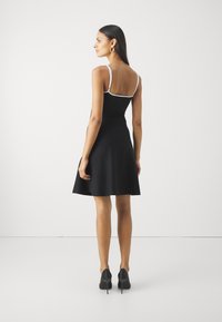 Lindex SKIRT DAGMAR - A-linjainen hame - black