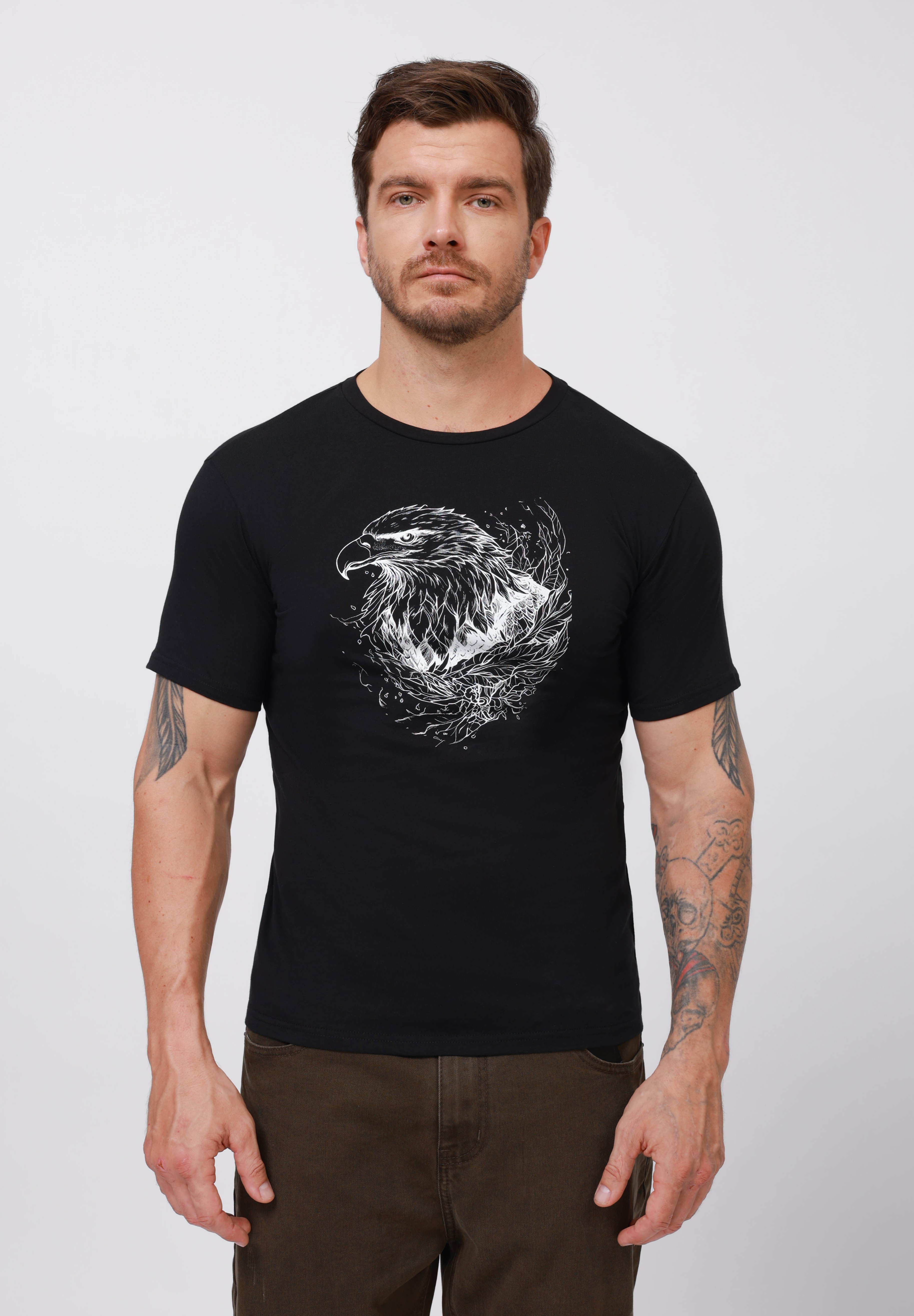 Pier One by Zalando Print T-shirt - black - Zalando.co.uk