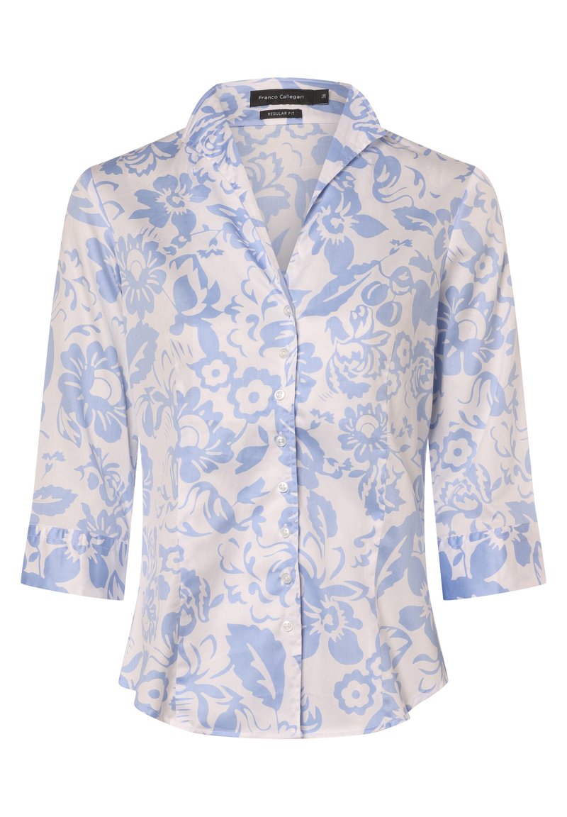 Franco Callegari Camicia - weiß hellblau