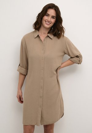 Kaffe KAMILIA - Rochie tip cămașă - chinchilla