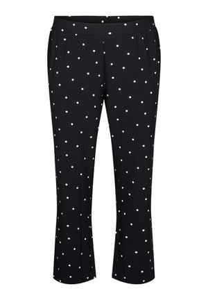 Zizzi Tracksuit bottoms - black dot