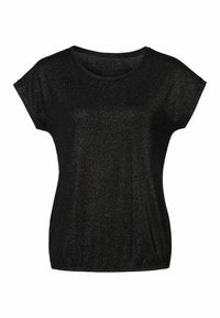 LASCANA T-shirt basic - schwarz
