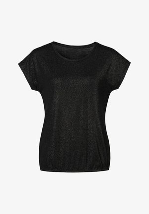LASCANA T-shirt basic - schwarz