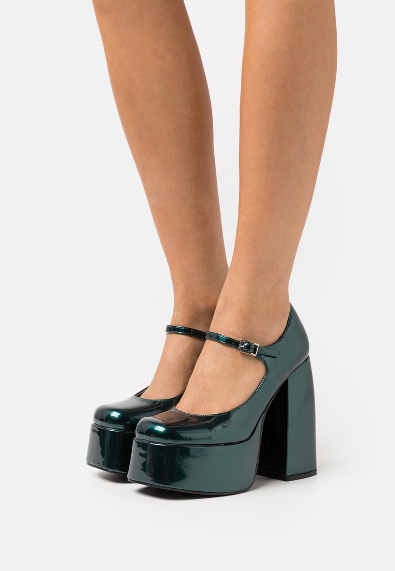 Koi Footwear TEAL EYES PLATFORM Platform heels teal/green Zalando.ie