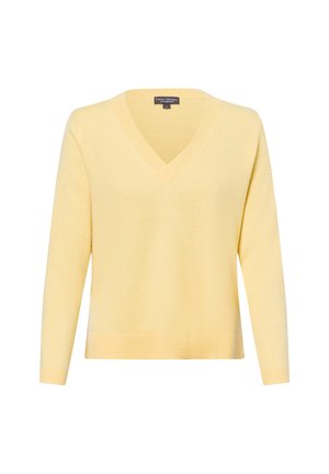 Strickpullover - gelb