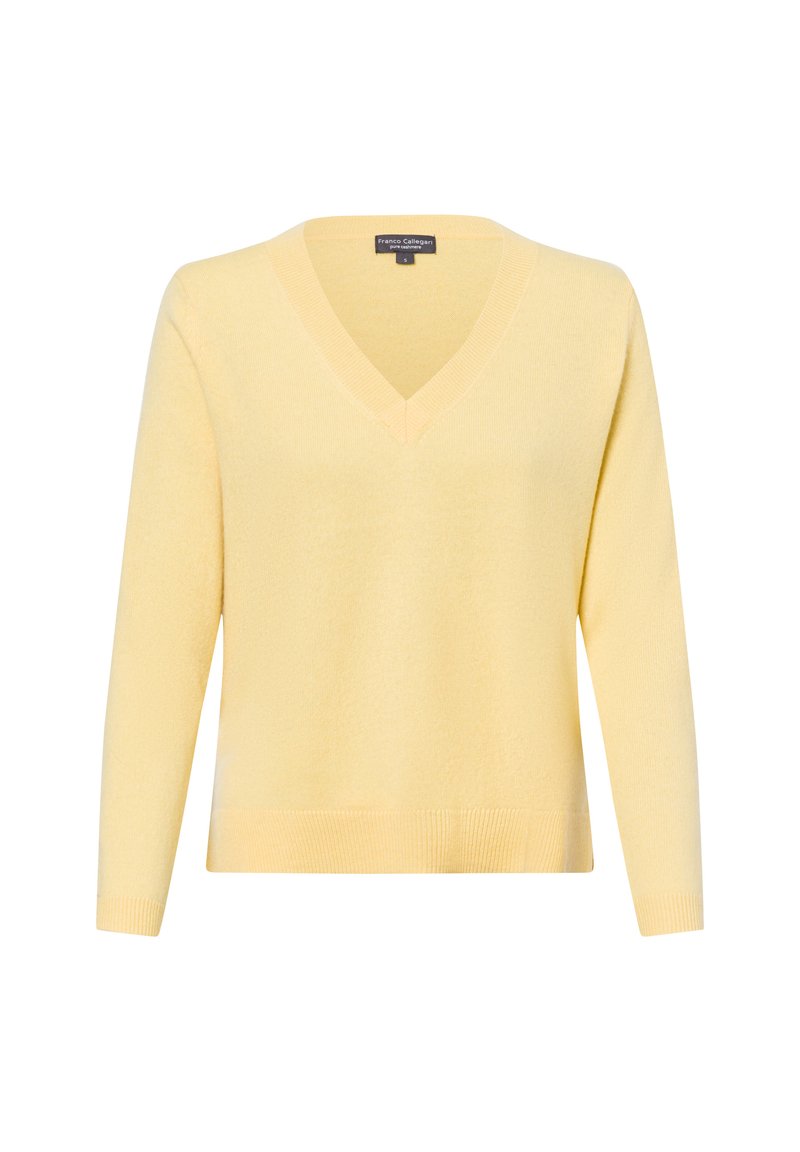 Franco Callegari Strickpullover - gelb