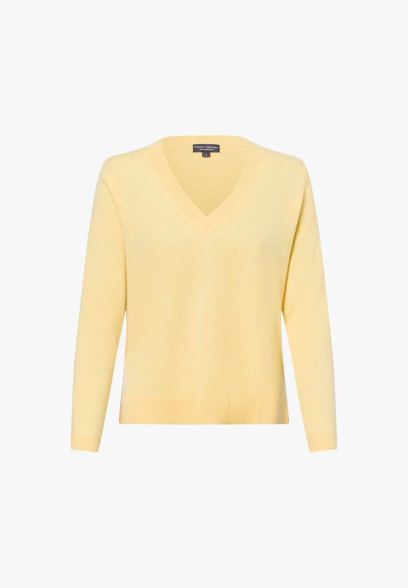 Franco Callegari Strickpullover - gelb