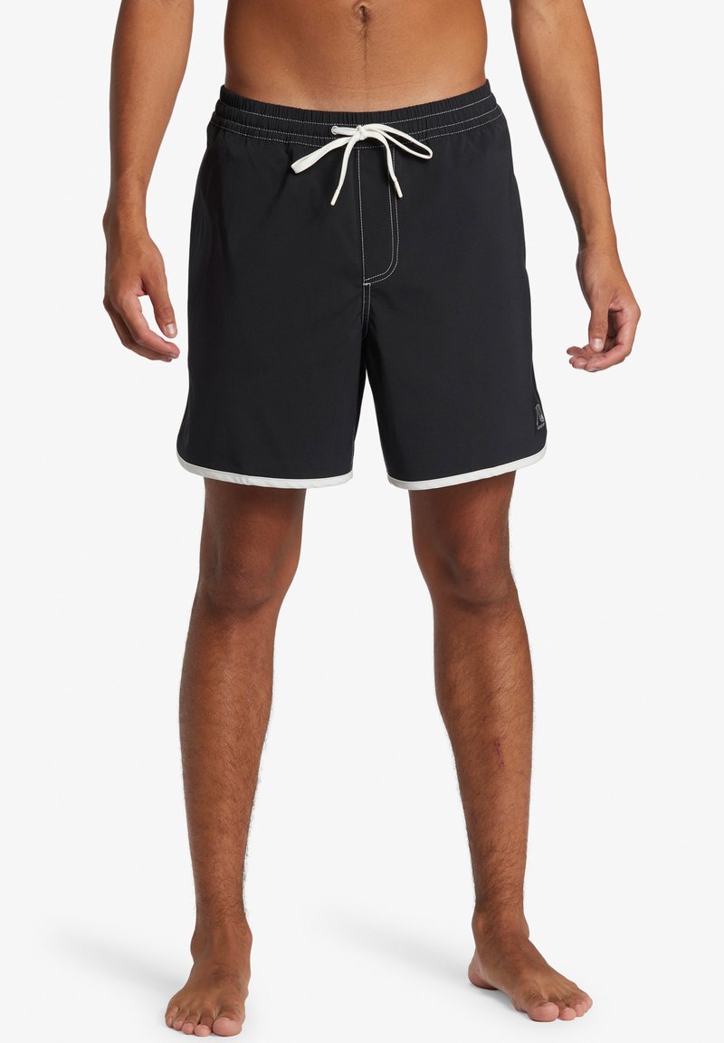 Quiksilver ORIGINAL SCALLOP VOLLEY - Plavecké šortky - black