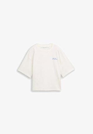 TOM TAILOR DENIM, Camiseta estampada - off white