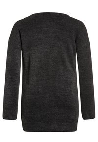 Kaporal PAKO - Stickad klänning - dark grey melange