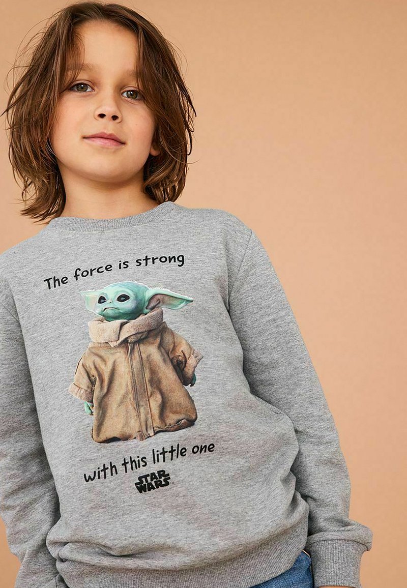 Kinder Pullover | Name it MANDALORIAN Sweatshirt grey melange/grau - FW27223 Kinder Pullover | Name it MANDALORIAN Sweatshirt grey melange/grau - FW27223