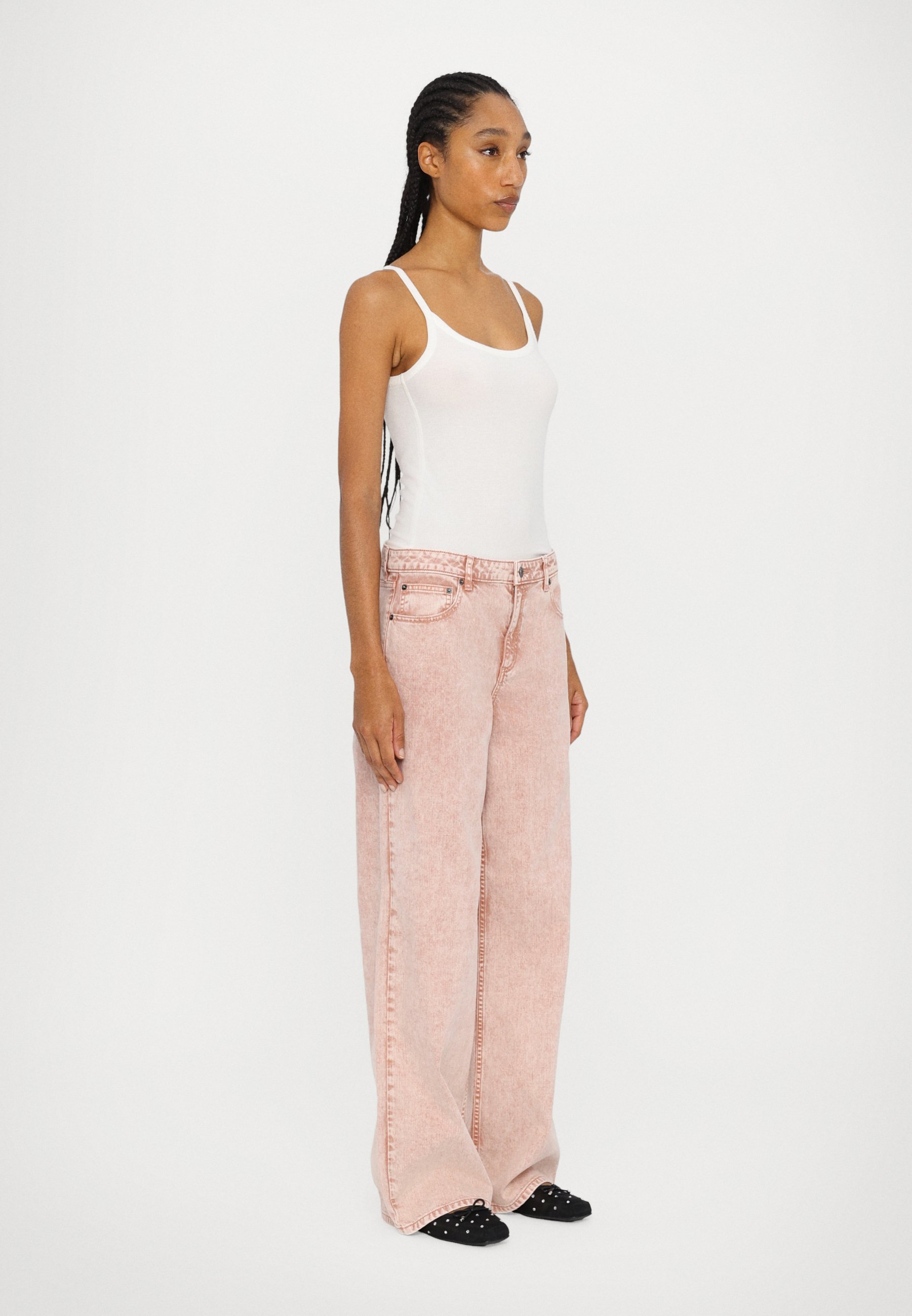 デニム・ジーパン Michael By Michael Kors Jeans Wide Leg Denim Wide-Leg Jeans | Michael Kors [FI]