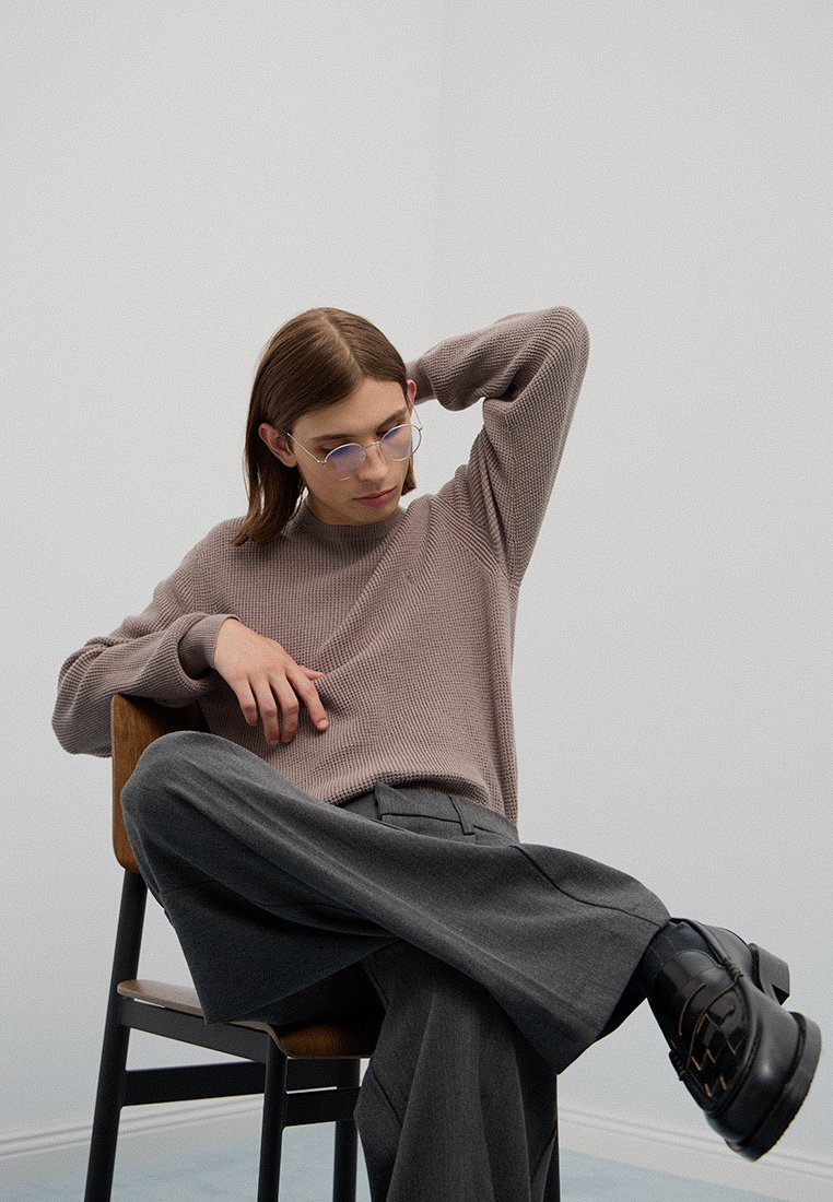 AllSaints Trui taupe AllSaints Trui taupe