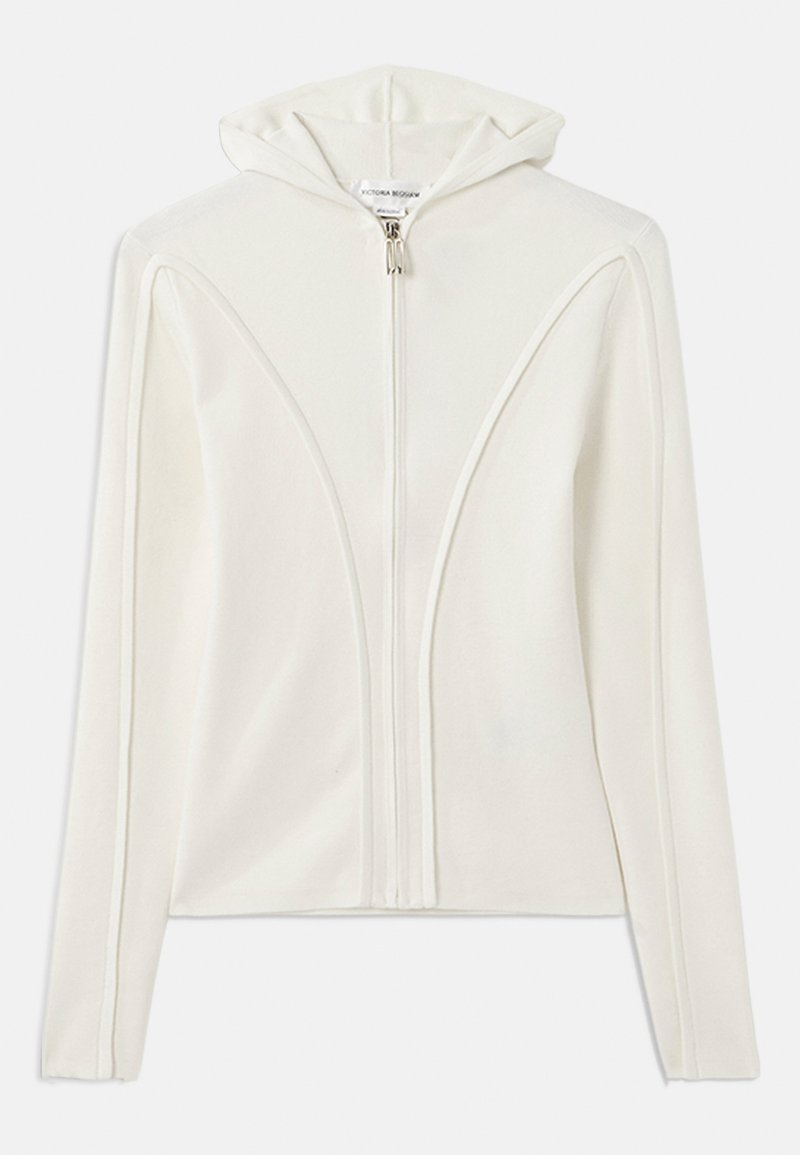 Victoria Beckham Sweater met rits crème