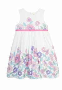 JoJo Maman Bébé REGULAR FIT - Vapaa-ajan mekko - white sunflower