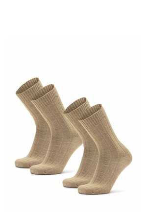 2-PACK - Sportsstrømper - beige
