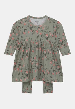 NBFHELENA SET - Legging - desert sage