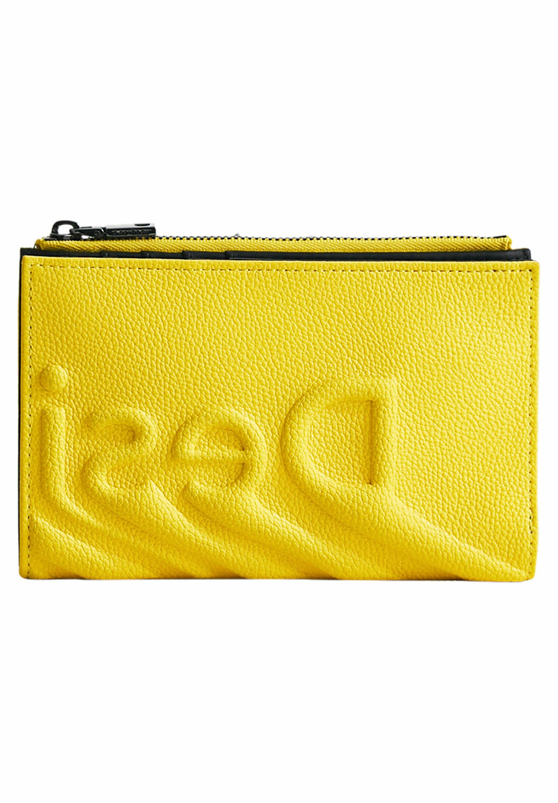 Desigual EMBOSSED Monedero yellow/amarillo - Zalando.es