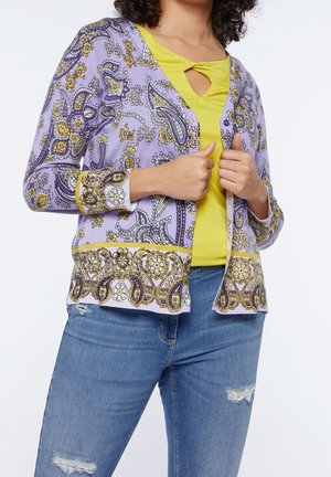 Strickjacke - purple