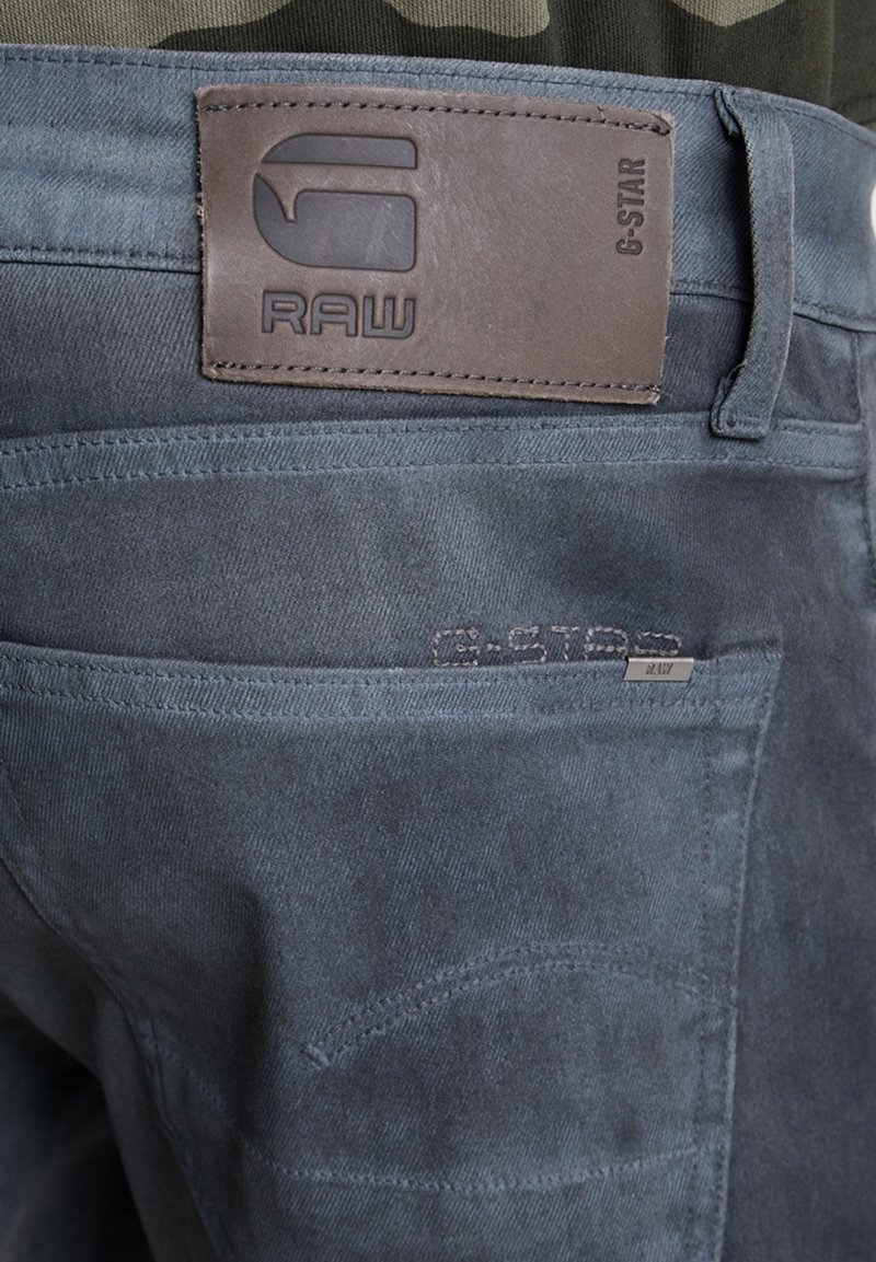 G-Star Raw Men's 3301 Slim Fit Jeans - Burten Stretch Denim, 5-Pocket, Sustainable Dye