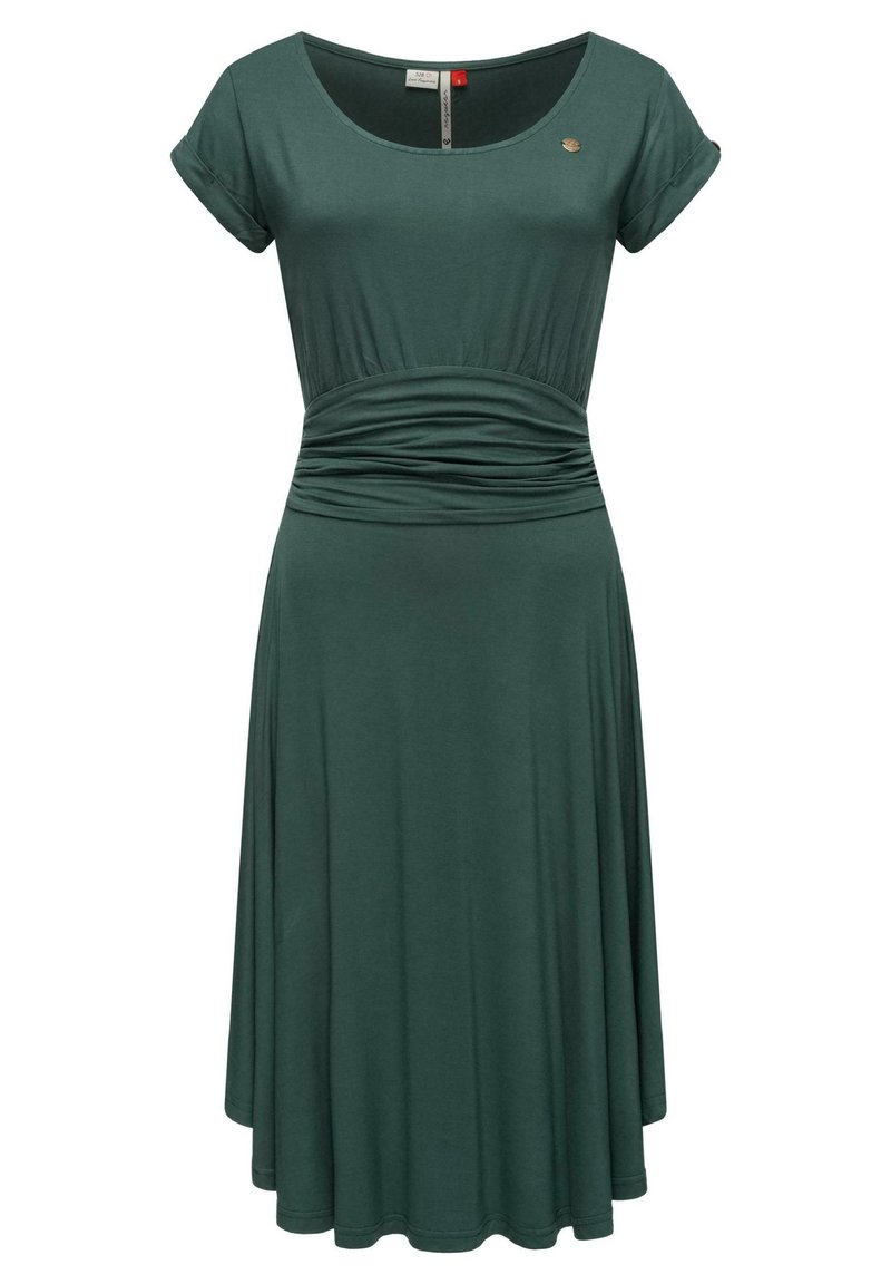 Ragwear SOMMER IVONE SOLID - Vestito di maglina - dark green