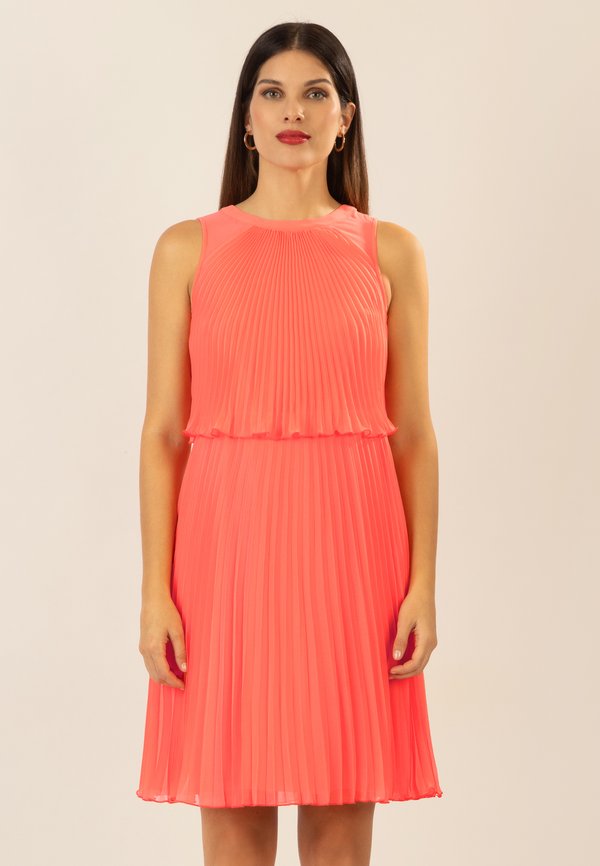 Freizeitkleid - koralle