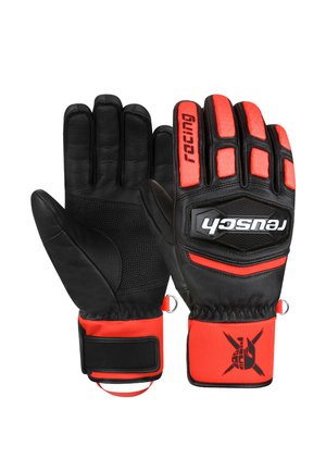WORLDCUP WARRIOR  TEAM - Gloves - black fluo red