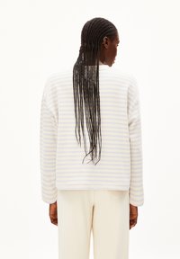 ARMEDANGELS FRANKA STRIPE - Maglietta a manica lunga - morning sky undyed