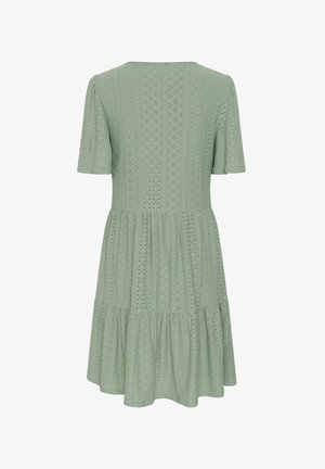 Cream, CRMIANNA SHORT DRESS - Vestito casual - green milieu