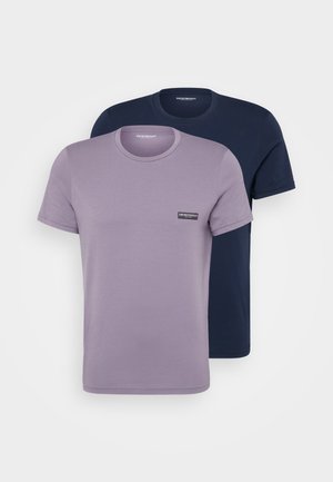 Emporio Armani, CREW NECK 2 PACK - Caraco - blue/shark