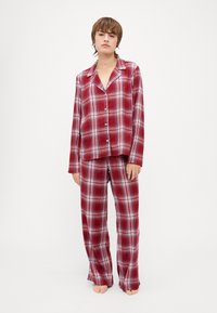 Tommy Hilfiger SHIRT - Pyjama set - deep rouge