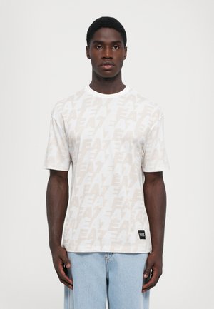 TRAIN LOGO SERIES POLAR LOGO TEE - Apdrukāts T-krekls - white