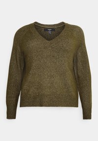 Não selecionado, dark olive