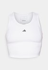 TECHFIT CROPPED - Débardeur - white