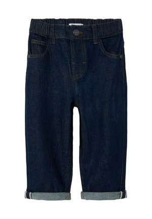 Traperice opuštenog kroja - dark blue denim