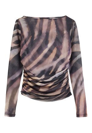 Next RUCHED SIDE LONG SLEEVE   - REGULAR FIT - Blus - zebra