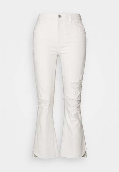 FRAME LE SUPER HIGH CROP MINI CASCADE HEM - Τζιν Bootcut - au natural destruct