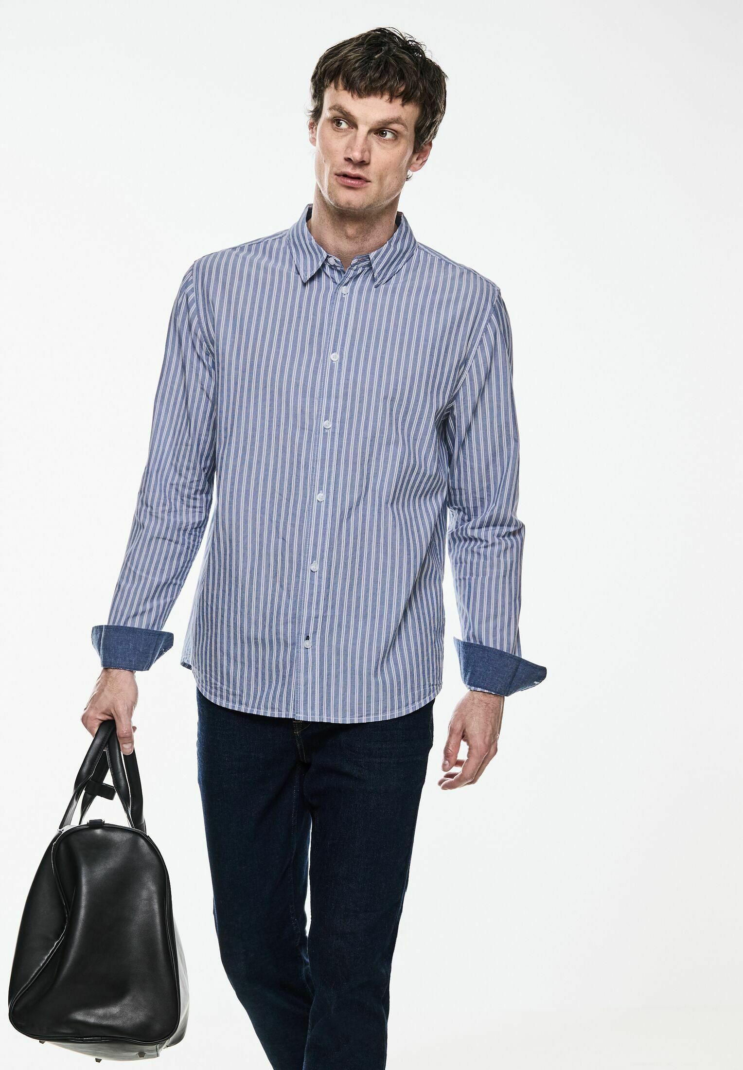 Street One Studio Camicia Donna Vestibilità Rilassata – Colletto Camicia, Maniche Lunghe, Orlo Arrotondato, Casual Chic