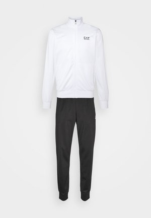 EA7 Emporio Armani TRACKSUIT - Tuta - white/black
