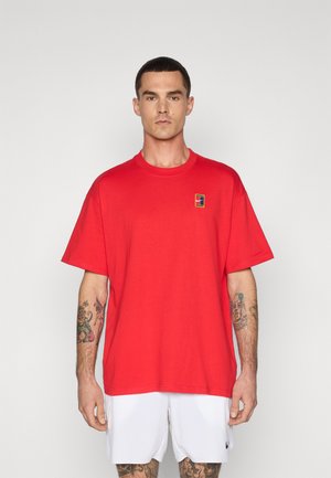 Nike Performance NIKECOURT TEE - Paprasti marškinėliai - university red