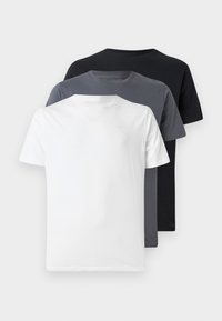 ICON CREW 3 PACK  - Pamata T-krekls - white/black/grey