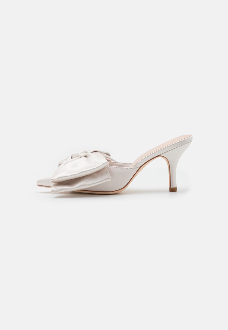 Loeffler Randall - MARGOT - Magas sarkú papucsszandálok - cream, Nagyítás